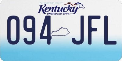 KY license plate 094JFL