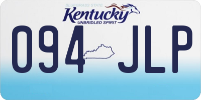 KY license plate 094JLP
