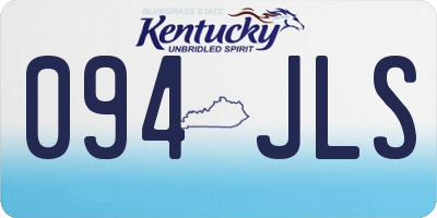 KY license plate 094JLS