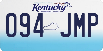 KY license plate 094JMP