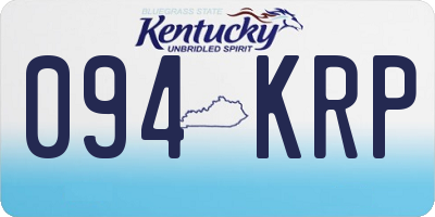 KY license plate 094KRP
