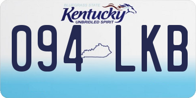 KY license plate 094LKB