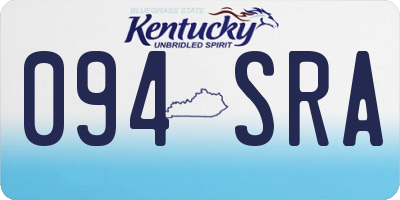 KY license plate 094SRA