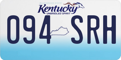 KY license plate 094SRH