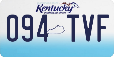 KY license plate 094TVF