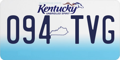 KY license plate 094TVG