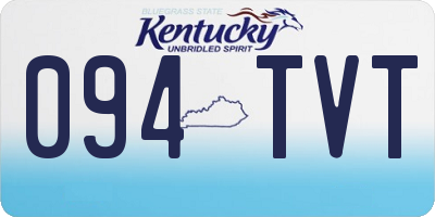 KY license plate 094TVT