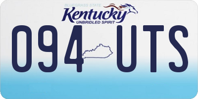 KY license plate 094UTS