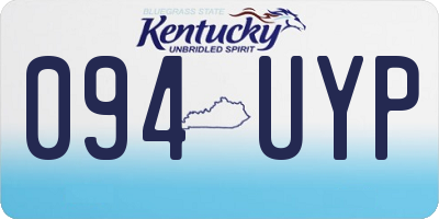 KY license plate 094UYP