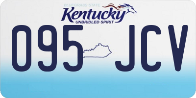 KY license plate 095JCV