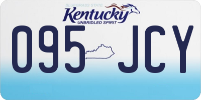 KY license plate 095JCY