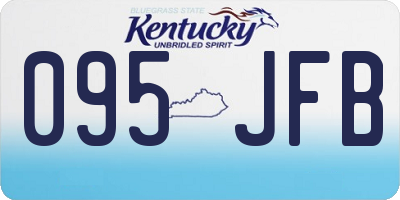 KY license plate 095JFB