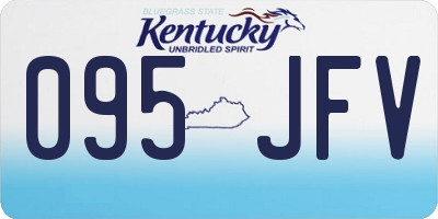 KY license plate 095JFV