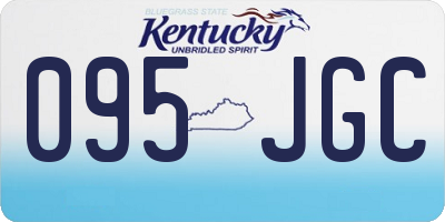 KY license plate 095JGC