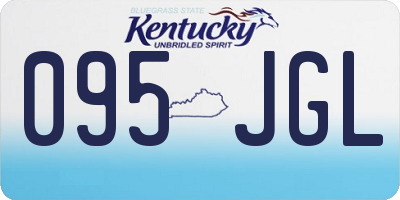 KY license plate 095JGL