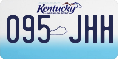 KY license plate 095JHH