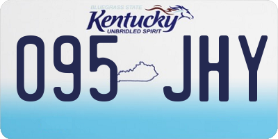 KY license plate 095JHY