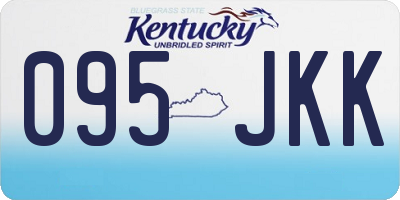 KY license plate 095JKK