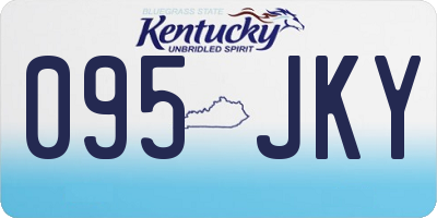 KY license plate 095JKY