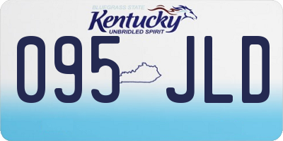 KY license plate 095JLD