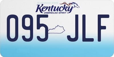 KY license plate 095JLF