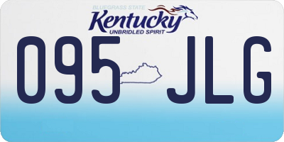KY license plate 095JLG