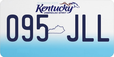 KY license plate 095JLL