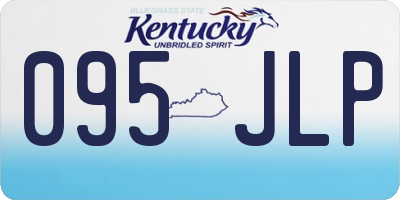 KY license plate 095JLP