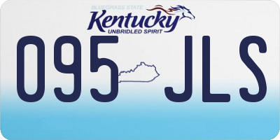 KY license plate 095JLS