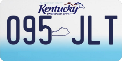 KY license plate 095JLT