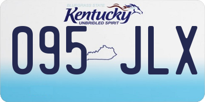 KY license plate 095JLX