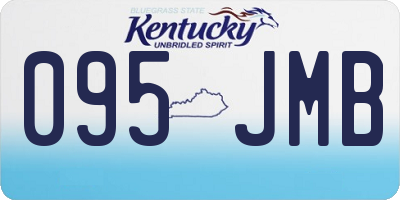KY license plate 095JMB