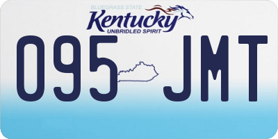 KY license plate 095JMT