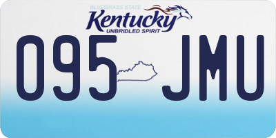 KY license plate 095JMU
