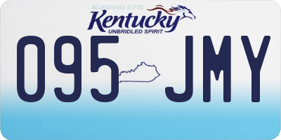 KY license plate 095JMY