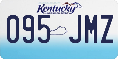 KY license plate 095JMZ