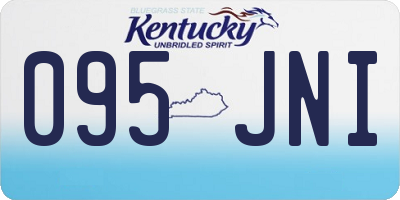 KY license plate 095JNI