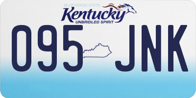 KY license plate 095JNK