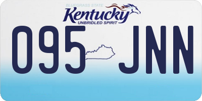 KY license plate 095JNN