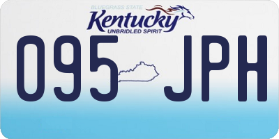 KY license plate 095JPH