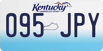 KY license plate 095JPY