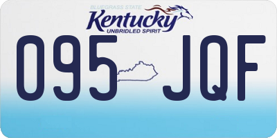 KY license plate 095JQF