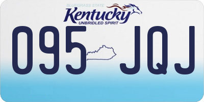 KY license plate 095JQJ