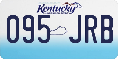 KY license plate 095JRB