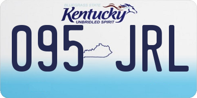 KY license plate 095JRL