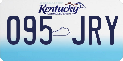 KY license plate 095JRY