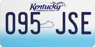 KY license plate 095JSE