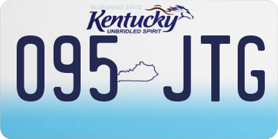 KY license plate 095JTG