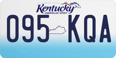 KY license plate 095KQA