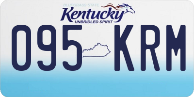 KY license plate 095KRM